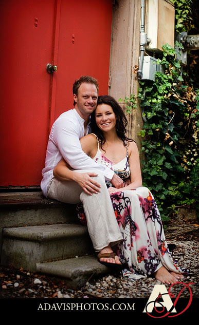 Kim & Tim: Engagement Portraits in Downtown McKinney - San Diego